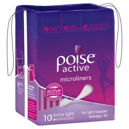 Picture of Poise Actv Ext Micro Liner 10