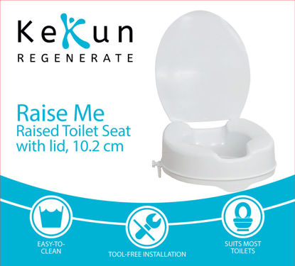 Picture of Kekun Raised Toilet Seat WithLid10.2cm