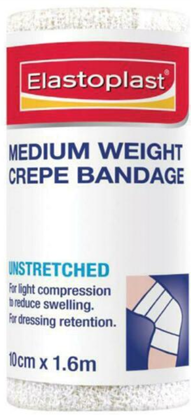 Picture of E/Plast Crepe Med Band Wht 10cmx1.6