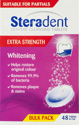 Picture of Steradent Ext Wht Tab 48